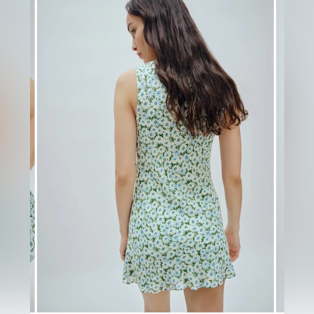 Reformation Dale Dress Green - Size M - Picture 2 of 5